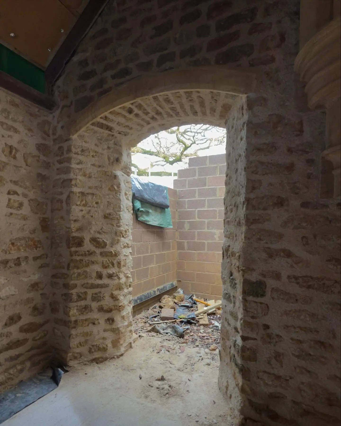 Church Conversion Doorway — stonework by Markstone