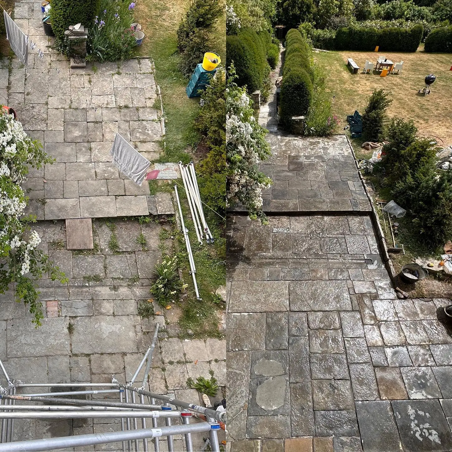 Patio Restoration — stonework by Markstone